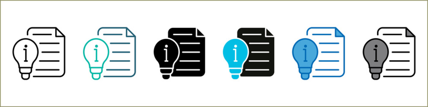 Explanation Single Icon Pack Multistyle