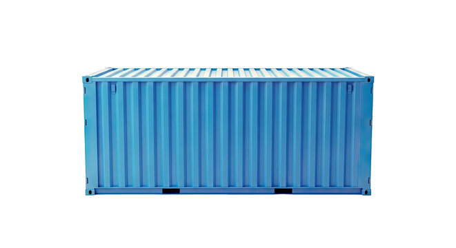 Blue Shipping Container