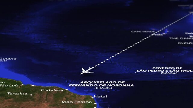 Flight From Amsterdam NETHERLANDS to Asuncion PARAGUAY with flag pins