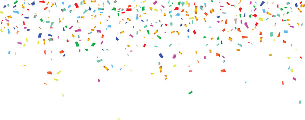 festive colorful confetti rainbow falling celebration party birthday carnival fun vibrant bright sprinkles abstract