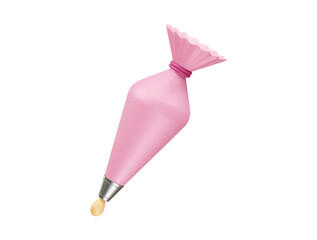 Piping Bag icon 3d render illustration 