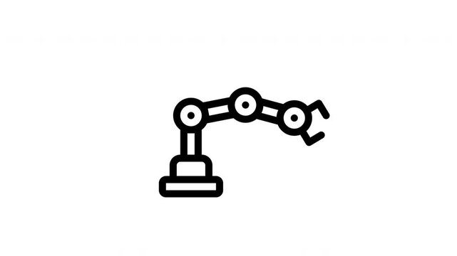 mechanical arm animated icon