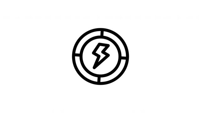 electricity animated icon