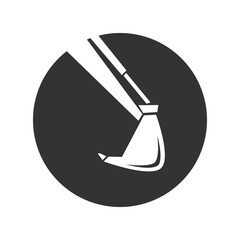 Excavator icon image design