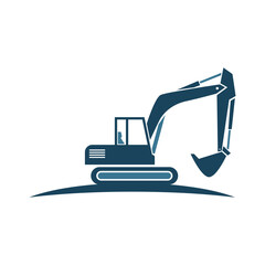 Excavator icon image design