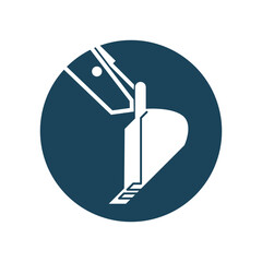 Excavator icon image design