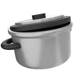 Cooking Pot 3D Illustration