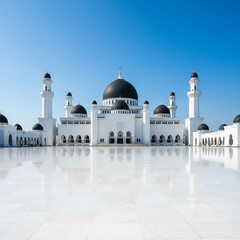 Masjid Raya Baiturrahman Landmark in Banda Aceh Indonesia