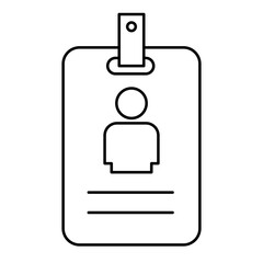 Obraz premium Worker Card