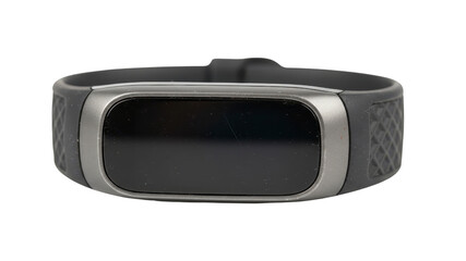 Fitness tracker wristband with black screen