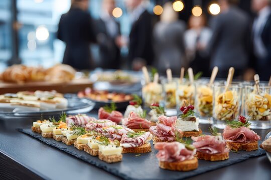 Office party catering with healthy appetizers