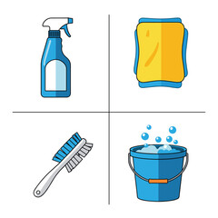 Essential Cleaning Supplies and Tools for Household Maintenance.