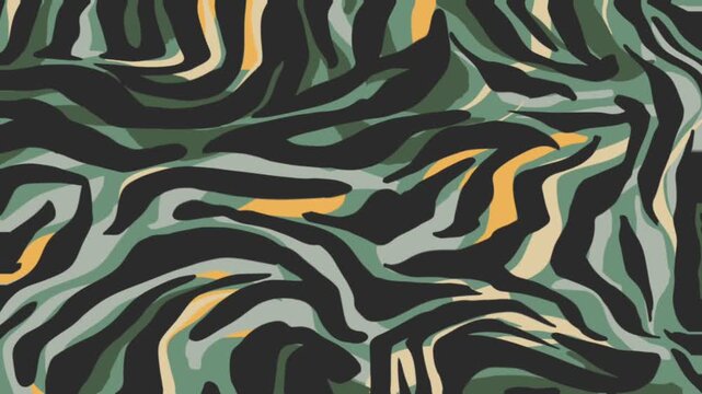 seamless pattern with colorful fishes