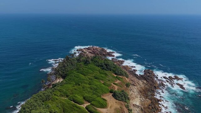Island landscapes of the Sri Lankan coastline