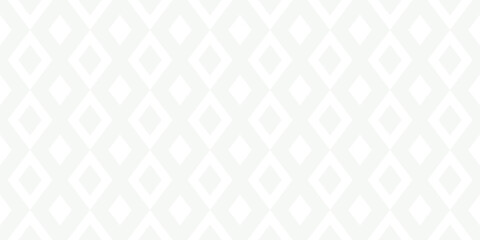 White geometric abstract rhombus seamless repeat pattern vector background