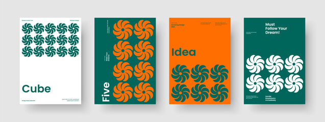 Obraz premium Geometric Background Template. Isolated Report Layout. Modern Brochure Design. Banner. Flyer. Book Cover. Business Presentation. Poster. Handbill. Catalog. Portfolio. Notebook. Journal