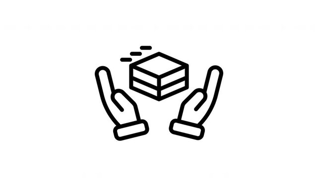 hand animated icon