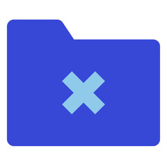 Obraz premium folder bluetone icon set