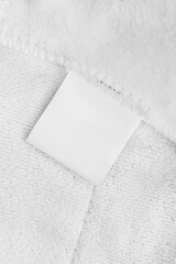 Fototapeta premium Blank clothes label