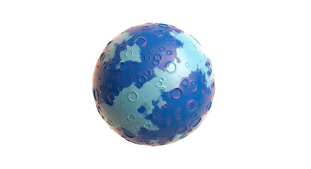 Cratered Blue Planet