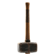 Sledgehammer Tool Isolated on Black Background
