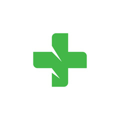 Obraz premium Medical Cross illustration Logo template