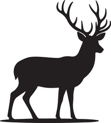Obraz premium Deer vector illustration