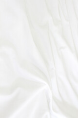 Fototapeta premium white bedding sheets texture for background