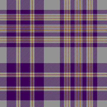 plaid tartan seamless repeat pattern. This is a gray purple yellow checkered plaid vector illustration. Design for decorative,wallpaper,shirts,clothing,tablecloths,wrapping,textile,fabric,texture