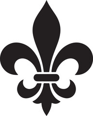 fleur de lis - ornament icon vector design template © Masud
