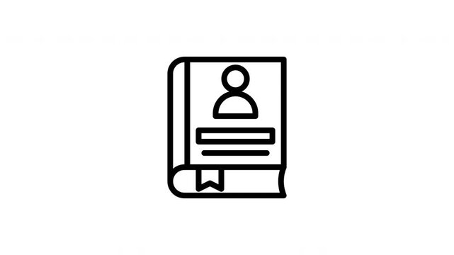 address book animated icon