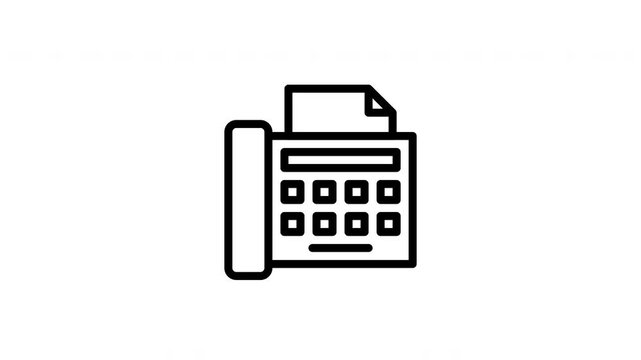fax animated icon