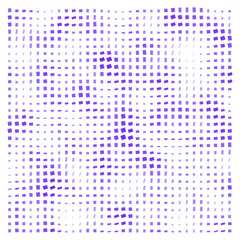 Vector Field Grid of Rectangles - Abstract Purple Rectangle Grid Art