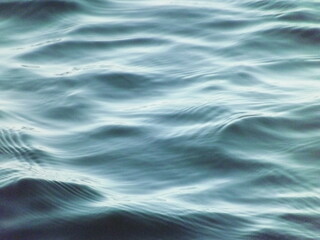 Fototapeta premium Soft turquoise water waves texture natural sea background