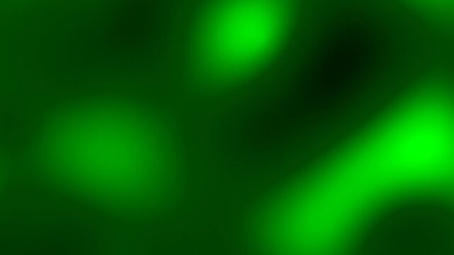 Abstract motion creates a dynamic green background with abstract shapes.
