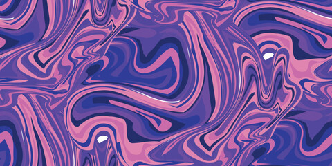 Fototapeta premium Abstract fluid marble texture in purple and pink a seamless pattern for backgrounds and design elements with a liquid swirl effect EPS Vector