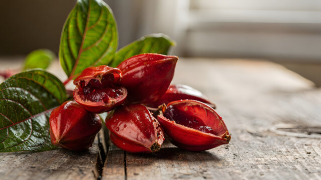 Ambadi Red Sorrel Fruit Close-Up