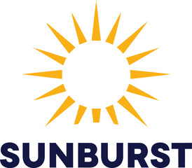 Fototapeta premium Sunburst icon