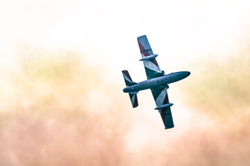 Frecce Tricolori Air Show. Thrilling Flight