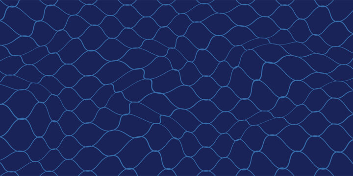 Mesh texture for fishing nets. Seamless pattern for sportswear or soccer goal, volleyball net, basketball hoop, hockey, athletics. Abstract net background for sports