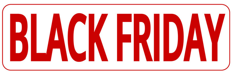 Obraz premium Black friday png transparent