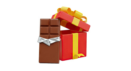 Chocolate Bar and Gift Box