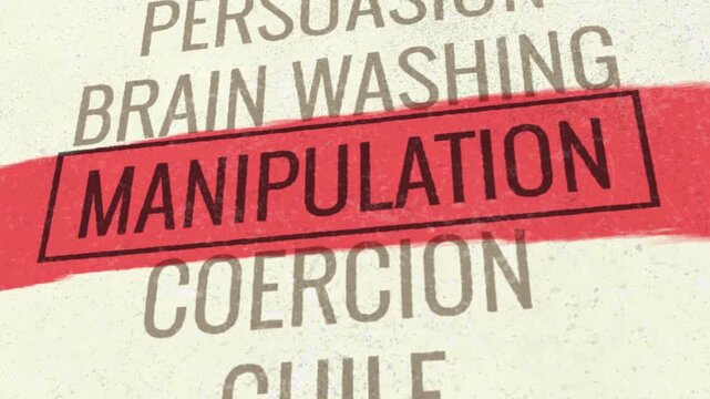 Manipulation 3D Scrolling Title Animation