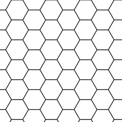 Obraz premium Abstract seamless Honeycomb Polygon Pattern Background design.