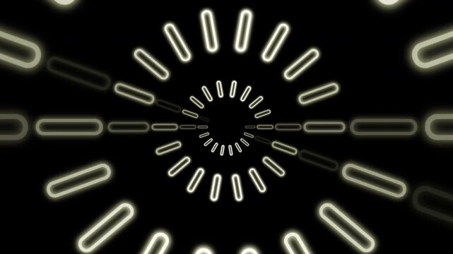 Hypnotic Neon Spiral Wave Background with Digital Light Animation. abstrack background animation