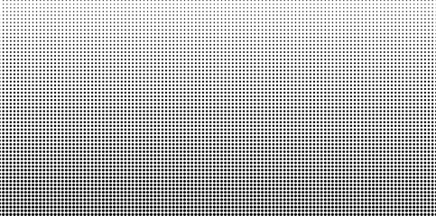 Halftone gradient. Dotted gradient, smooth dots spraying and halftones dot background seamless horizontal geometric pattern vector template set modern circle background arts © Ulfatun