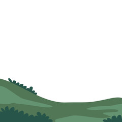 Obraz premium Landscape Environment Field Grass Greenfield Illustration