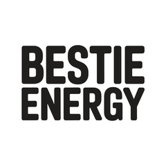 Bestie Energy Logo Text Design