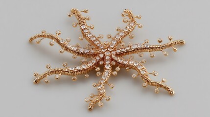 starfish on black background