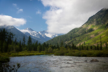 Upper Multinskoye Lake, Altai Republic, Russia